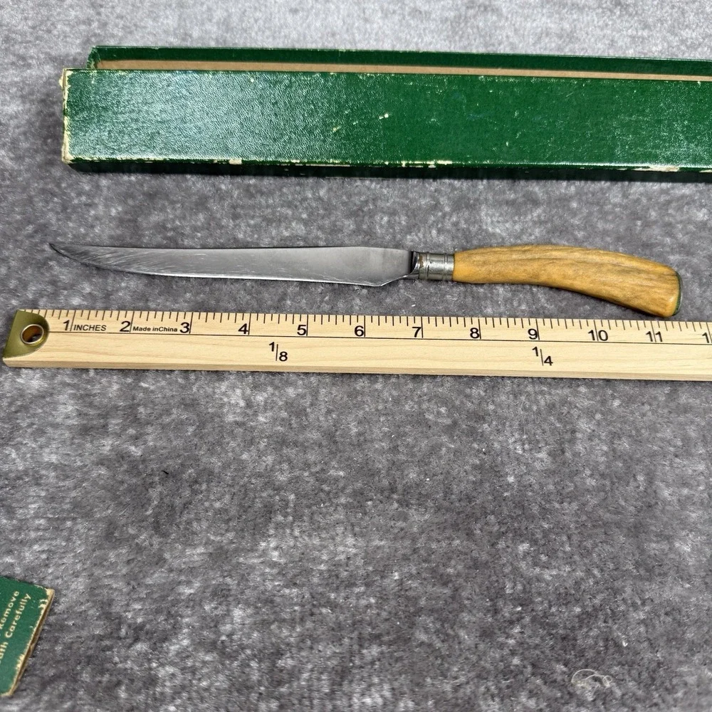 Robeson Cutlery Knife Stag Horn Handle‎ with Box Shuredge Stainless Steel
